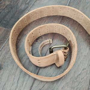 We The Free Light Brown Suede Belt